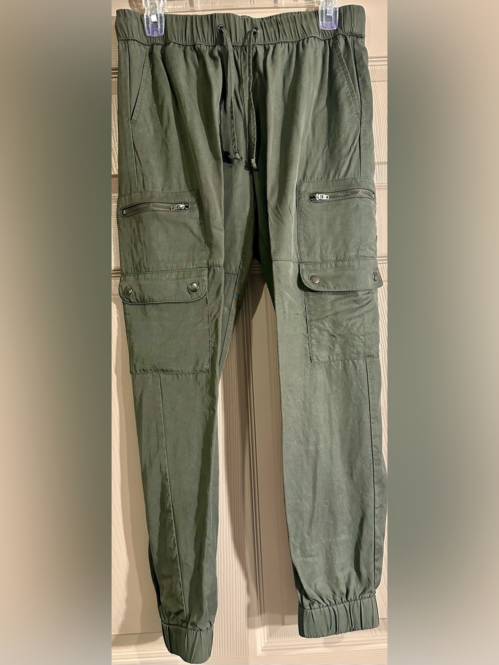 Banana Republic Olive Green Utility Cargo Joggers